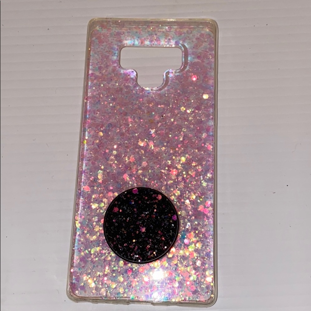 Samsung galaxy note 9 glitter phone case